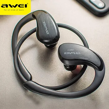 AWEI A885BL APT-X Bezdrôtové Bluetooth Slúchadlá Šport Ucho-hák HiFi Stereo Bass Bezstratový Zvukový Zvuk NFC Rýchlo Connet Nabíjania