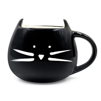 Keramické Tvorivé black Cat Zvierat Mlieko Hrnček,Office kávu, čaj, pohár,Roztomilý Kávy Porcelánovú Šálku Čaju Pekné Darčeky, Doprava Zdarma