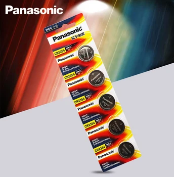 5 ks Originál Batéria Panasonic Auto diaľkové tlačidlo 3V Li batéria CR2354 tlačidlo batérie prístroja a merač batérie
