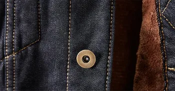 MORUANCLE pánske Zimné Teplé Jean Bundy A Coats Fleece Linajkované Hrúbkou Tepelnej Denim Jacket vrchné odevy Pre Mužov Plus Veľkosť M-5XL