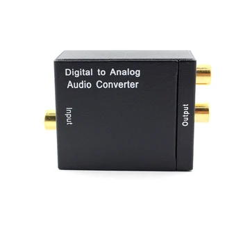 Kaycube Nového Digitálneho na Analógový Audio Prevodník Adaptér Digitálny Adaptador Optický digitálny Koaxiálny v ýstup RCA Toslink Signál na Analógový Audio Previesť