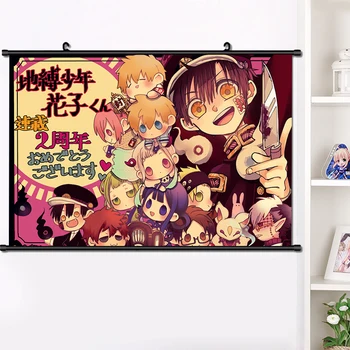 Japonské Anime Wc-Viazané Hanako-kun Jibaku Shounen Hanako Stene Prejdite Plagát Manga Stene Visí Plagát Home Decor Art 40*60 cm
