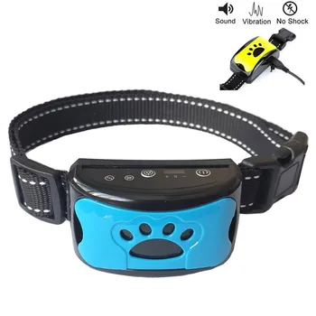Psa Štekať Proti Zariadenie USB Elektrické Ultrazvukové Výcvik Psov Obojok Psa Prestať Štekať Vibrácií Anti Kôry Golier