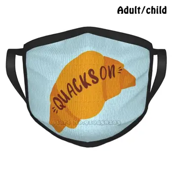 Quackson Vlastný Dizajn Masky Pre Dospelých, Deti Proti Prachu Tom Holland Quackson