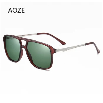 2020 Luxusné námestie slnečné okuliare mužov TR Polarizované módnej značky dizajnér vysokej kvality jazdy Vonkajšie Anti-glare slnečné okuliare UV400