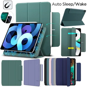 Prípad tabletu Apple iPad Vzduchu 4 10.9 palcový 2020 Auto Wake Up/Sleep Shockproof Proti Prachu Späť Folio Stand Flip Tablet Príslušenstvo