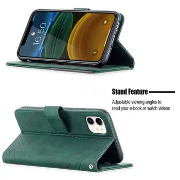 Obchodné Kožené Telefón Taška Pre iPhone SE 2020 12 Mini Shockproof Peňaženky Prípade 11 Pro Max XS X Xr 7 8 Plus 6 6S Magnetický Kryt