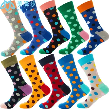 10 Párov Ponožky pre Mužov Mužov Ponožky Zábavné Ponožka Posádky Polovice Dĺžky Cartoon Ponožky 2021 Nový Príchod