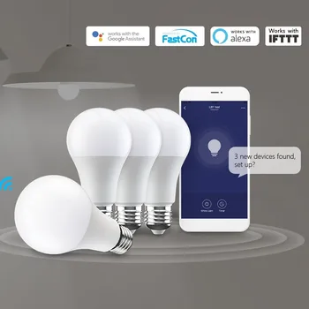 BroadLink LB1 Smart LED Žiarovka žiarovka Stmievač pre smart home Svetla pracuje s Alexa a Domovská stránka Google