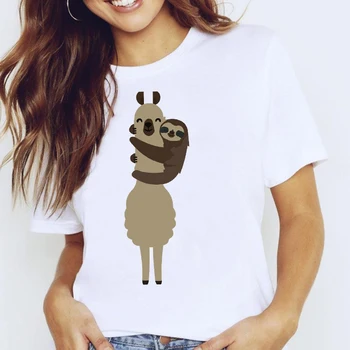Ženy Grafické Cartoon Zvierat Panda Kawaii Krátky Rukáv Tlač Lady Šaty, Topy Tees Oblečenie Tlač Žena Tričko T-Shirt
