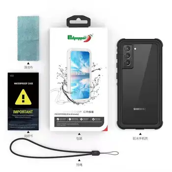 S21 Ultra Vodotesné puzdro Pre Samsung Galaxy S21 Ultra 5G S21+ Prípade IP68 Shockproof Plávanie Dôkaz Telefón Prípade Podvodné Kryt