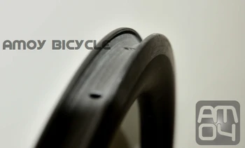 Doprava zadarmo OEM uhlíka clincher ráfiky 38 mm 25 mm široký full carbon ráfiky pre cestný bicykel čadič brzdy povrchu