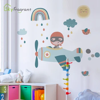 Radi lietanie cartoon stenu, nálepky, detská izba dekorácie detská spálňa decor steny v obývacej izbe samolepiace nálepky domova