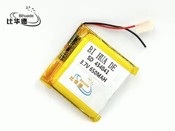 Li-Po 3,7 V 434041 lítium-iónové polymérové batérie 650 mah vozidla cestovanie údajov záznamník LED reproduktory hračky