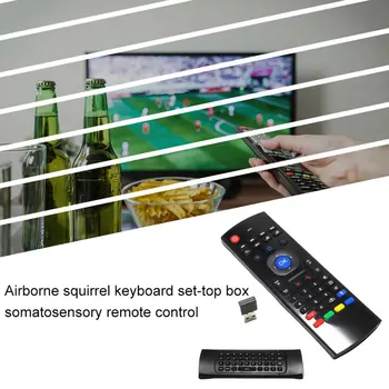 MX3 2.4 G Wireless Keyboard Controller Diaľkové Ovládanie Vzduchu Myš pre Android Smart 7.1 TV Box obojstranné klávesnice