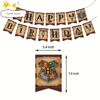 Harried Happy Birthday Latexové Balóny Potter Tému Bannery Balón Magic Dieťa Narodeniny, Svadobné Party Dekorácie Na Stenu Dodávky
