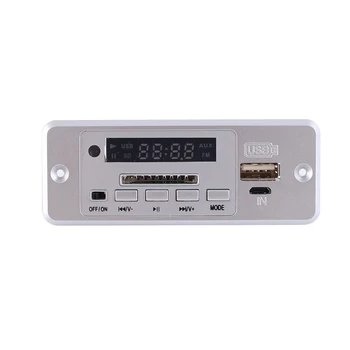 Mini 5V MP3 Dekodér Rada Bluetooth Hovor Dekódovanie Modul MP3 WAV U-Disk & TF Kariet USB S Zosilňovač, Diaľkové ovládanie