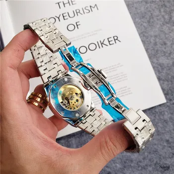 Muži mechanické hodinky kolo veľké dial oceľový pás na zápästie kvalitné módne luxusné športové hodinky 4-pin AAA značky Montes