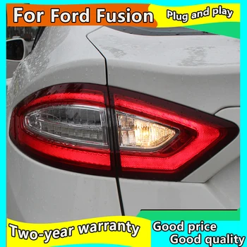 Auto Styling zadné Svetlo Prípade Pre Ford Fusion zadné svetlá 2013-2016 Mondeo LED koncových svetiel Zadné Lampy DRL+Brzdové+Park+Signálneho svetla