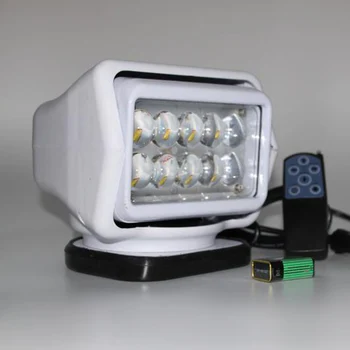 Diaľkové Ovládanie Morských Pozornosti 12V 24V LED Pracovné Svetlo Svetlomet na Vozidlo SUV Dvore, Záhrada Člny, Jachty