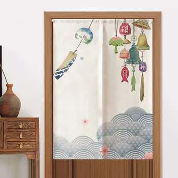 Japonský Dvere Záves Obývacej Izby, Spálne, Oblasť Feng Shui Opony Kuchyňu, Kúpeľňu Visí Opony