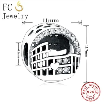 FC Šperky Nosenie Pôvodné BrandCharm Náramok Anthentic 925 Silver Ríma, Koloseum Guľôčok Pre Ženy Cestovanie Berloque Lete roku 2020