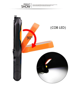 5000LM LED Worklight Prenosné USB Nabíjateľné Výkon Horáka, Pružný Magnetický Kontrolné Svietidlo Svietidlo Núdzové Svetlo