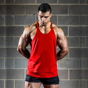 Značka Muscleguys telocvične stringer tank top fitness mužov musculation vesta kulturistike oblečenie tlač tielko pevné tank topy