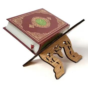 1Pcs Drevené Eid al-Fitr Islamskej Rehal Poličke Kniha Biblie Rám Kuran Svätého Vymeniteľné Knihy, Stojan, Držiak Rehal Islam Domáce Dekorácie
