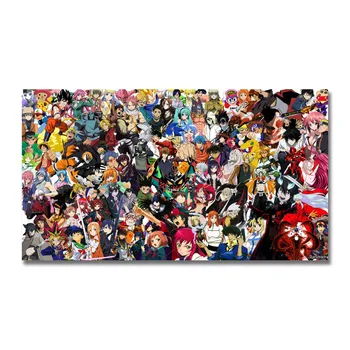 Umenie Hodvábu Alebo Plátno Tlačiť Sword art Online Yuuki Asuna Kirigaya Kazuto Anime Plagát 13x24 24x43 palcový Pre Izba Dekor Dekorácie-02