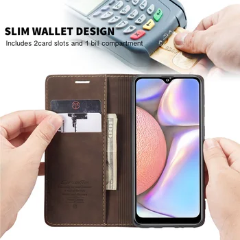 Kožené puzdro Pre Samsung Galaxy M31 Peňaženky Flip Book Business Magnet Telefón Tašky Kryt pre Samsung M21 M30S M10S Kartu Majiteľa