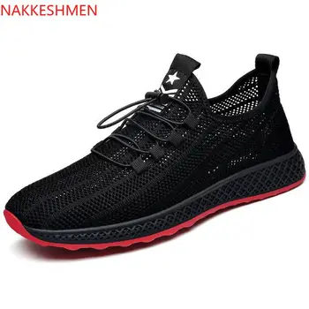 NAKKESHMEN-2021 pánske topánky móda fitness topánky vetranie oka topánky pánske topánky športový štýl príležitostná obuv bežecká obuv