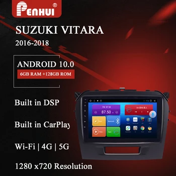 Auto DVD pre Suzuki Vitara (2016-2018) Auto Rádio Multimediálny Prehrávač Videa Navigácie GPS Android 10.0 Double Din