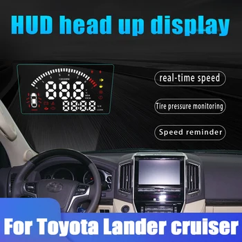 Auto HUD Head Up Display Pre Toyota Land cruiser 2010~2016 2017 2018 Rýchlomer Projektor Bezpečnej Jazdy Displej Palubného počítača