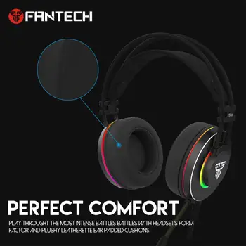 FANTECH HG23 Prispôsobiť Slúchadlá S Octane 7.1 RGB USB Len Káblové Herné Headset Zliatiny chrániče sluchu Pre PC a PS4 Herné Slúchadlá