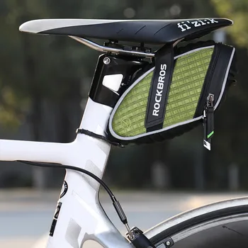 ROCKBROS MTB Cyklistické tašky 3D Shell Sedla Reflexné Rainproof Shockproof Chvost Zadné Vrecko Sedlovka Cyklistická Taška na Bike Príslušenstvo