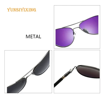YUNSIYIXING Polarizované slnečné Okuliare Mužov Anti-Glare Jazdy Slnečné Okuliare UV400 Vintage Značky Okuliare Outdoor Rybárske Mužov Eyewears 209