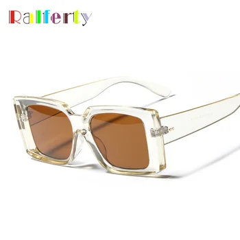 Ralferty Námestie Slnečné Okuliare Ženy 2020 Luxusné Značky Dizajnér Dámy Retro Odtiene Pre Ženy Obdĺžnik Sunglases Oculos W024