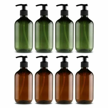 1/2 kus 300/500 ml vyprázdnenie čerpadla fľaša na Mlieko shampoo liquid kontajner Vhodný pre rodinné cestovanie XH8Z