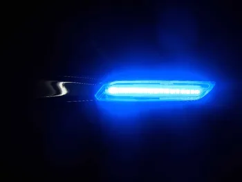 2 KS F10 Štýl LED Blatník Bočné Obrysové Svetlo Zase signálneho svetla na BMW E60 E61 E81 E82 E87 E88 E90 E91 E92 E93 W/Y/B 3colors