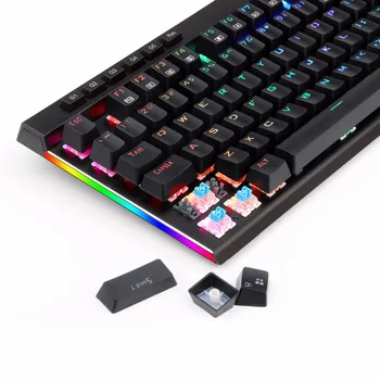 Redragon K580 VATA RGB LED Podsvietený Mechanical Gaming Keyboard 115 Kľúče Anti-tieňov s Makro Klávesy mediálnymi Kontroly,