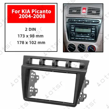 Autorádio Fascia Stereo Panel Dosku Na KIA Picanto 2004 2005 2006 2007 2008 Rám palubnej doske Auta