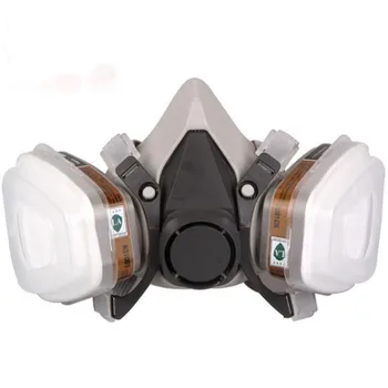 9in1 6200 N95 PM2.5 Polovicu Tváre Plynová Maska, Respirátor Maľovanie Striekaním Kyseliny plynu na organické pary s 6001/6002/6003/6005 Filter