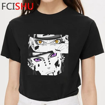 Naruto Harajuku Legrační Karikatúra T Shirt Mužov Sasuke Pohode Streetwear Tričko Lete Hip Hop Grafické T-shirt Anime Bežné Top Tee Muž