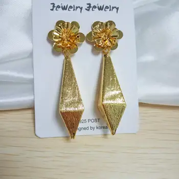 Mirafeel Štýl Vintage Náušnice pre ženy zlato Geometrické vyhlásenie náušnice 2020 gold drop earing Visí módne šperky darček