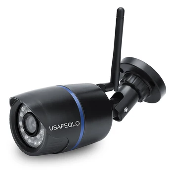 USAFEQLO iCsee Wifi IP Kamera 720P 960P 1080P Bezdrôtové Káblové ONVIF P2P CCTV Bullet Vonkajšie Kamery S SD Kartu Max 128G