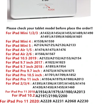 Smart Case pre Funda iPad Vzduchu 2/1 Prípade Mäkké PU Auto Prebudiť Spánok Stojan, Kryt pre iPad 9.7 2018 2017 Mini 3/4/5 6. 7. Capa