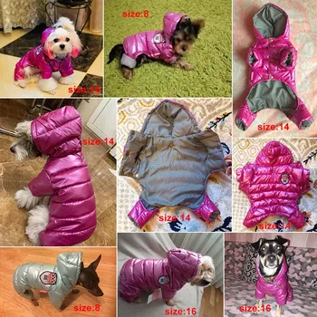 Pet Zimné Oblečenie Pre Psy, Jumpsuit Teplý Pes Kabát Spoločenské Šteňa Oblečenie Čivava, Shih Tzu Psa Jumpsuit Zimné Oblečenie Pre Malé Psy