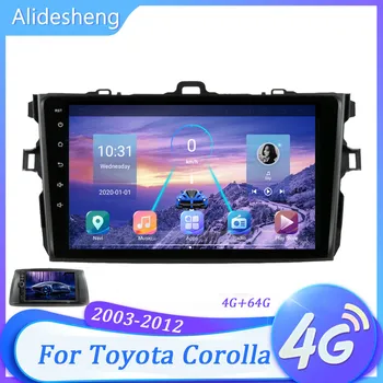 Android 9.0 Auto Rádio Multimediálny Prehrávač Pre Toyota Corolla E140/150 2008 2009 2010 2011 2012 2013 Stereo GPS Navigácie 2din MP5