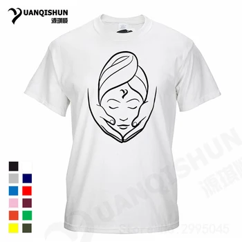 YUANQISHUN 2017 Moderný Design Art T-shirt Salón Krásy Tričko Nové Módne Bežné Bavlnené Tričko Kaderníčky Printed Tee Košele